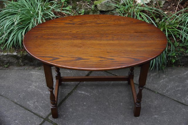 Image 46 of AN OLD CHARM LIGHT OAK NEST OF TABLES COFFEE SIDE WINE TABLE