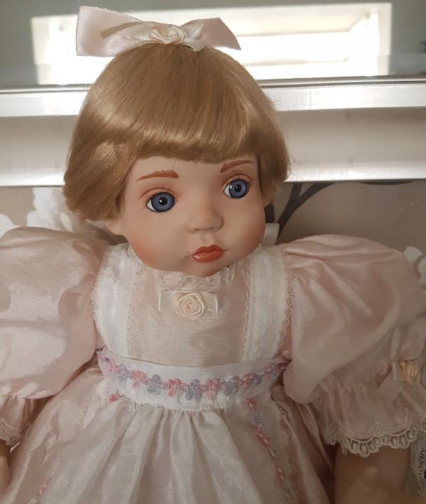 Image 2 of Bonny Baby Girl Porcelain Collectors Doll