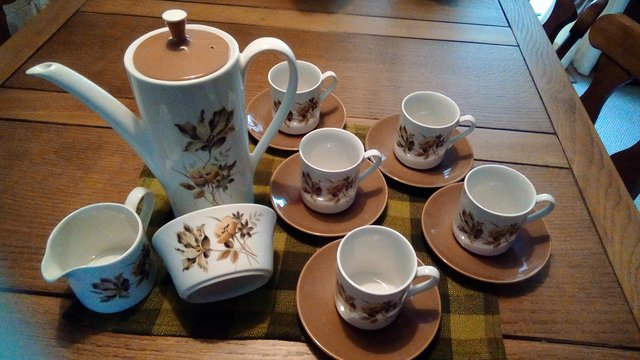 Preview of the first image of VINTAGE MYOTT COFFEE SET.
