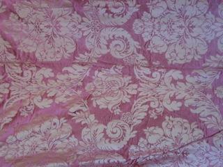 Preview of the first image of Fine Old Red Brocade Curtains & Pelmets for sale.