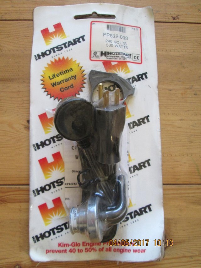 Preview of the first image of Hotstart Engine pre-heater (Incl P&P).