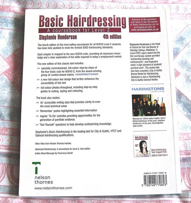 Image 2 of Basic Hairdressing for Students (Softback)