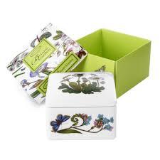 Preview of the first image of Portmeirion Botanic Garden Square Trinket Box - NEW.