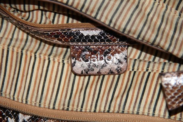 Image 2 of Lovely GABOR Reptile Print Handbag
