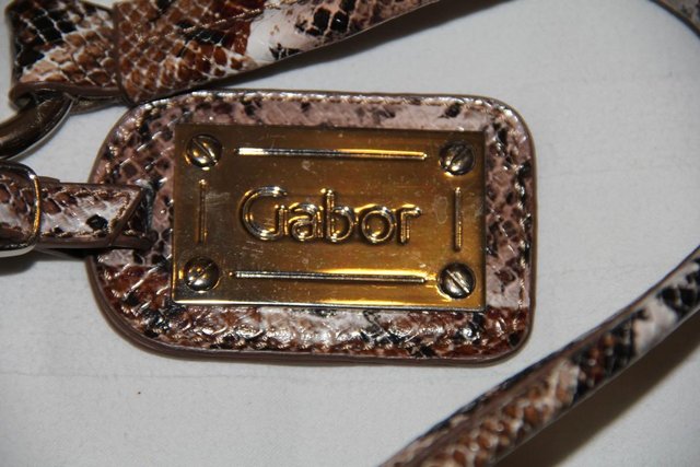 Image 3 of Lovely GABOR Reptile Print Handbag