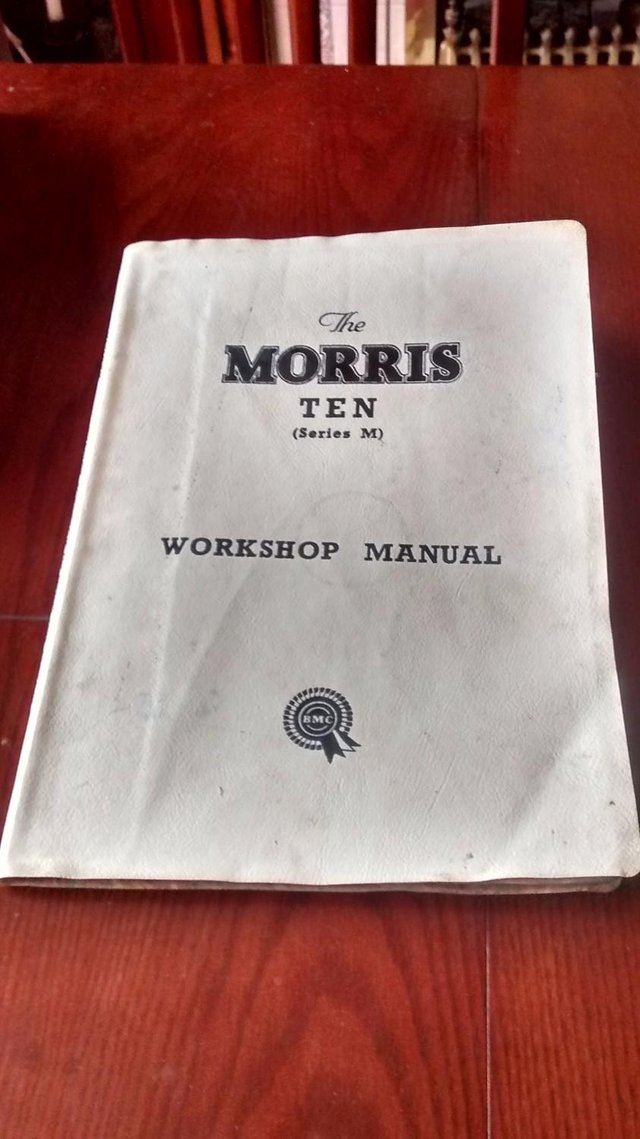 Preview of the first image of Morris 10 workshop manual.