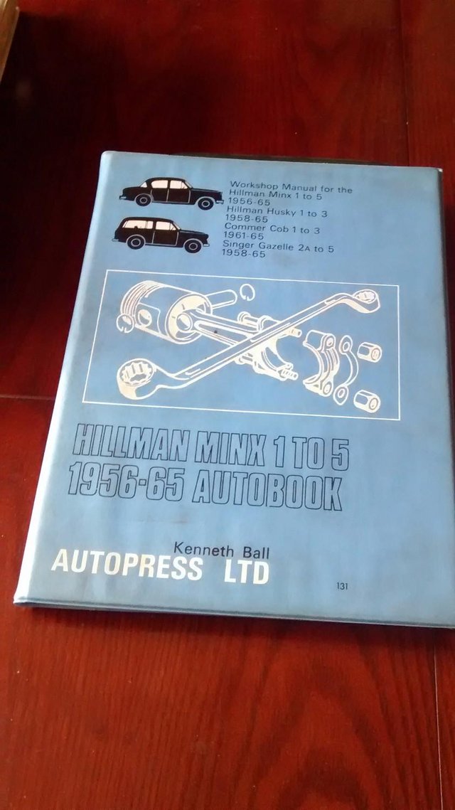 Preview of the first image of Hillman Minx workshop Manual.