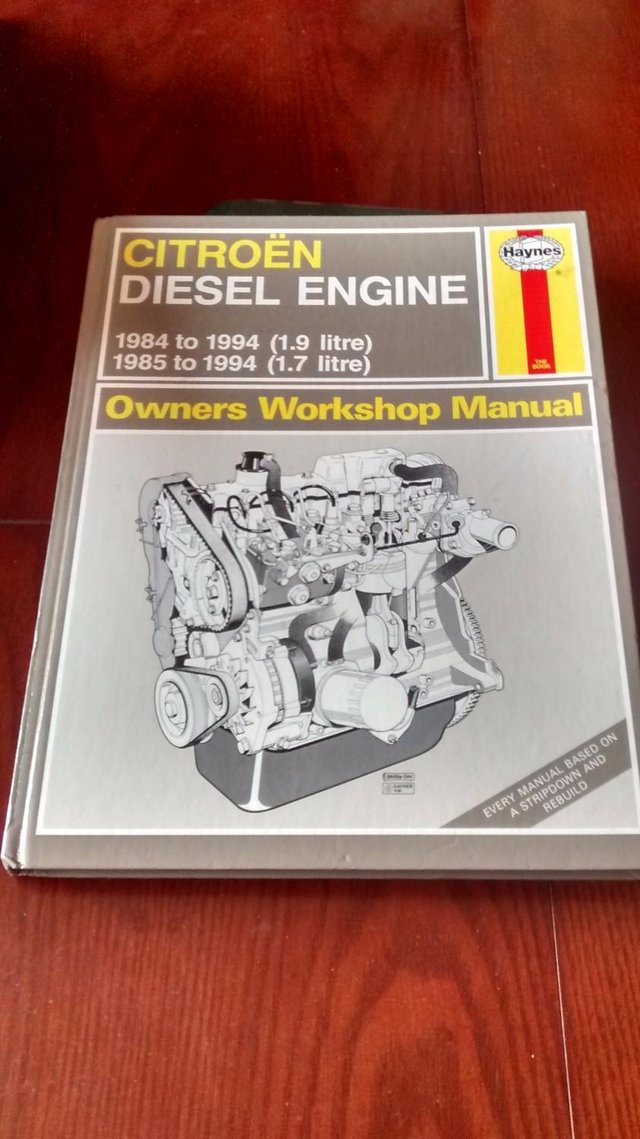 Preview of the first image of Citroen Diesel & Petrol 1.9cc = x 2 Haynes manuals.