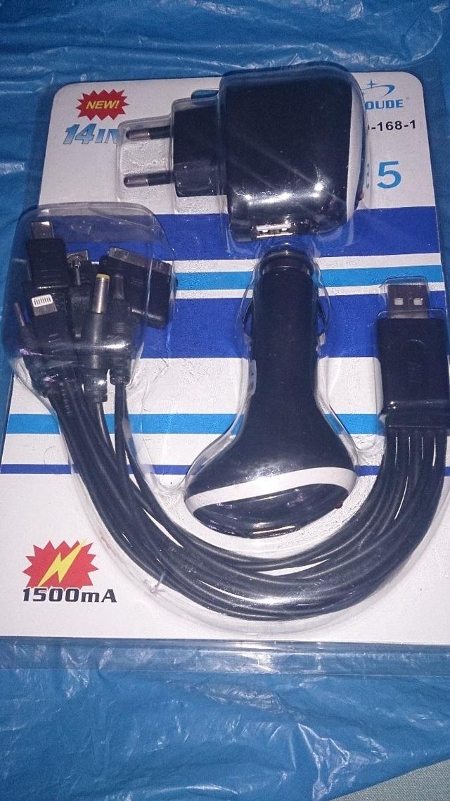 Preview of the first image of 14 in 1 mobile phone charger.