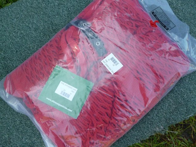 Preview of the first image of New Shires Anti Sweat rug in red and XL.