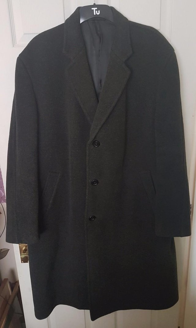 Preview of the first image of Vintage 1950's Men's Bespoke Overcoat By Burton.   B25.