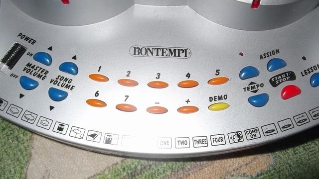 Preview of the first image of Bontempi electric drum machine.
