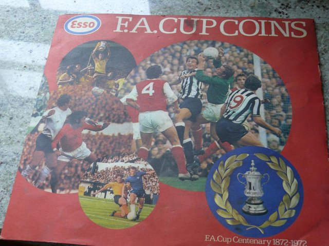 Preview of the first image of Esso FA Cup 1872-1972 INCOMPLETE.