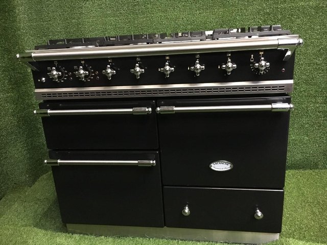 Image 2 of Stunning Lacanche Macon Range cooker 3 ovens Black and Chrom