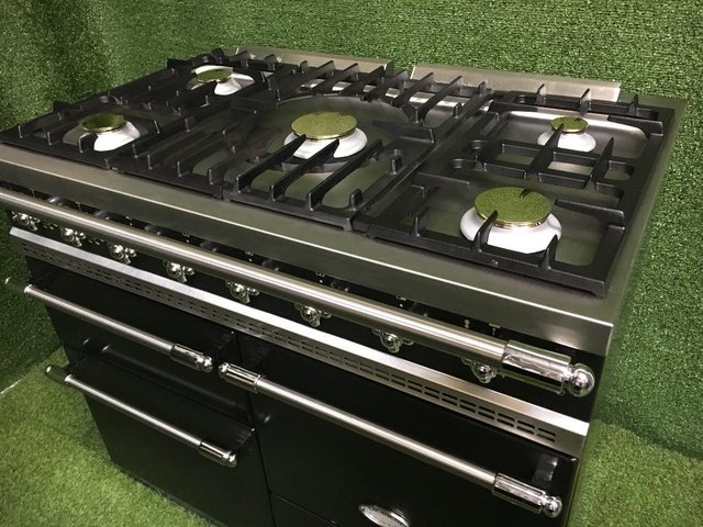 Image 3 of Stunning Lacanche Macon Range cooker 3 ovens Black and Chrom