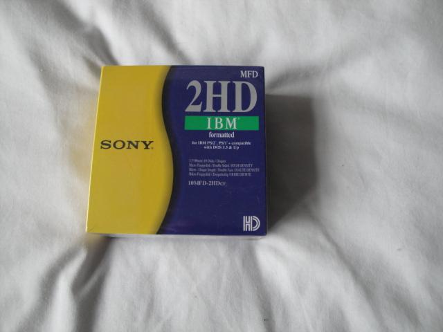 Preview of the first image of Sealed box of Sony floppy disks.