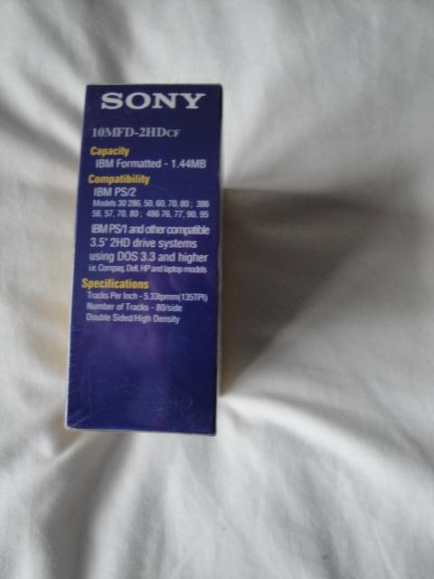 Image 2 of Sealed box of Sony floppy disks