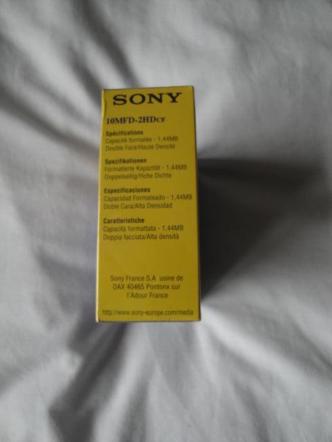 Image 3 of Sealed box of Sony floppy disks