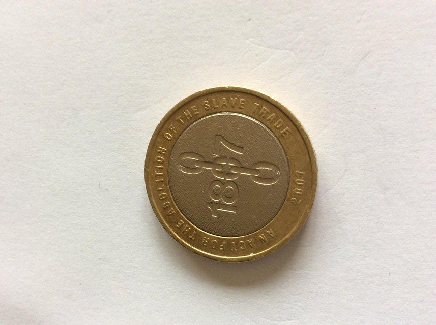Preview of the first image of £2 coin Abolition of Slave Trade.