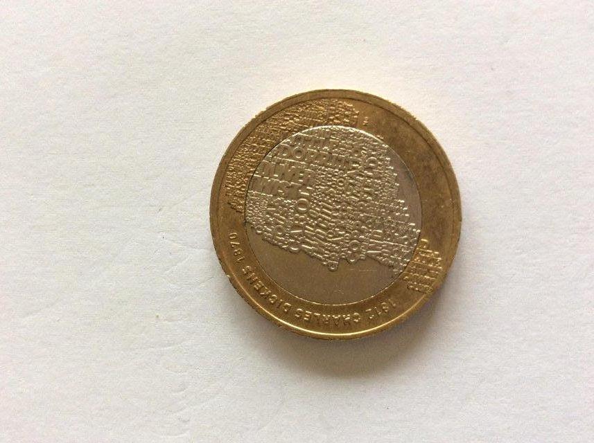 Preview of the first image of £2 coin 2012 Charles Dickens.