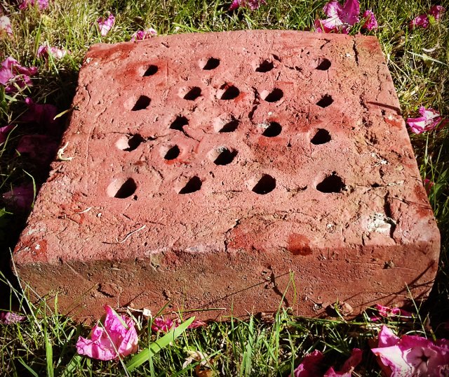 Preview of the first image of Terracotta handmade drain or grid.