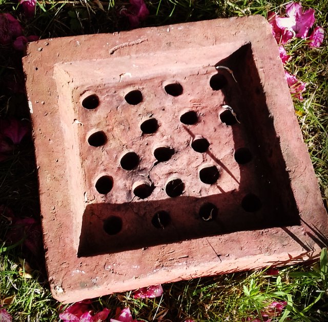 Image 2 of Terracotta handmade drain or grid