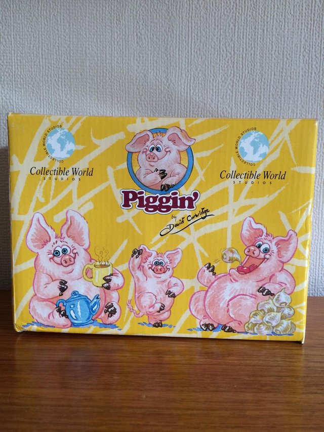 Image 3 of PIGGIN' PARTY TIME FIGURINE COLLECTIBLE WORLD-NEW