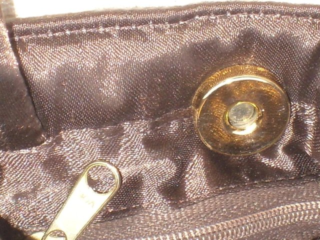 Image 2 of NEW! EAST Small Brown Beaded Handbag