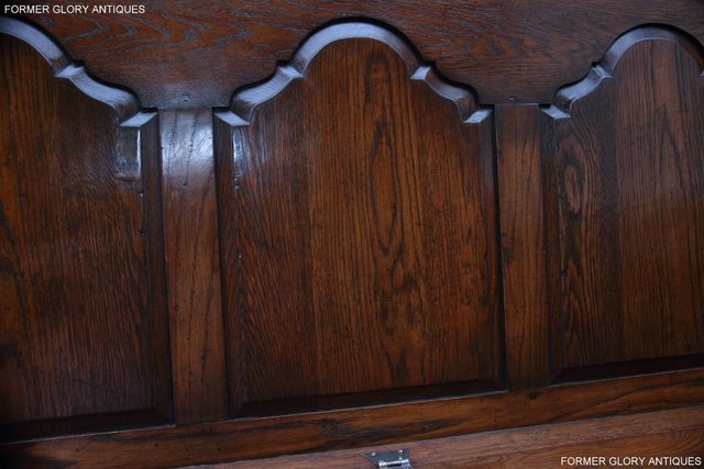 Image 97 of TITCHMARSH & GOODWIN STYLE OAK MONKS BENCH HALL SEAT SETTLE