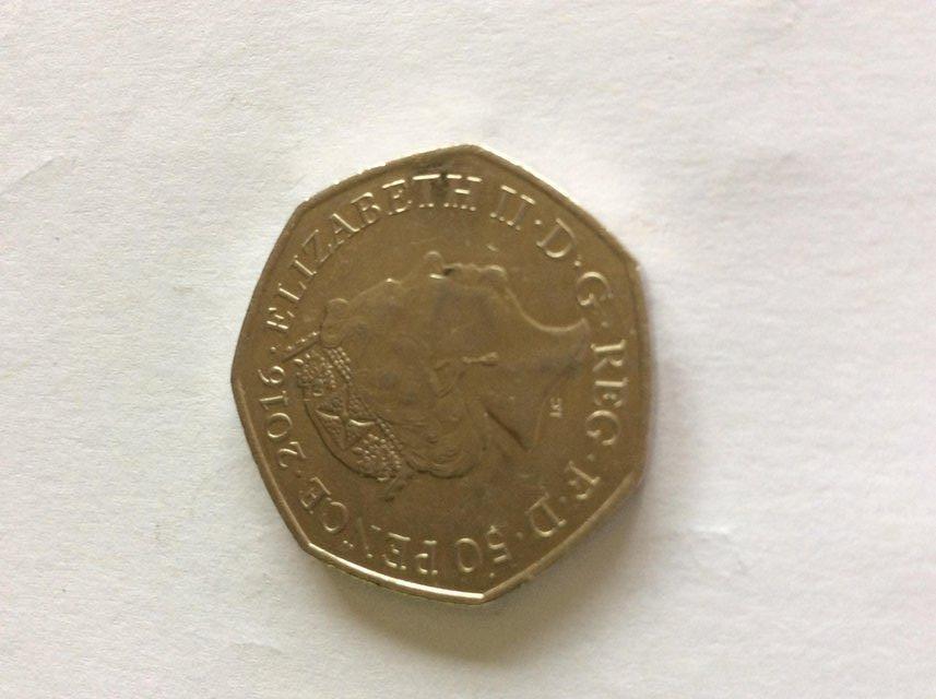 Image 2 of 50p coin Mrs Tiggy Winkle Beatrix Potter series