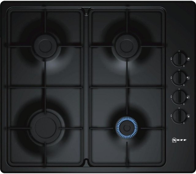Preview of the first image of NEFF 60CM BLACK HOB-CAST IRON PAN SUPPORTS-NEW-WOW**.