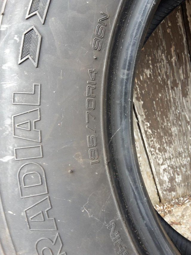 Preview of the first image of 195/70R14 TYRE..