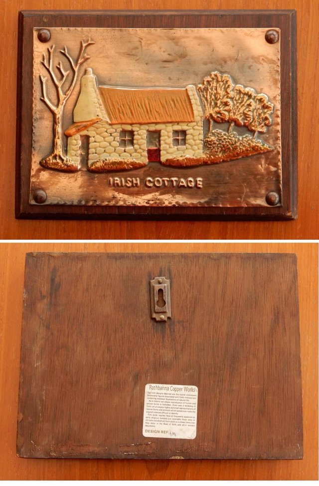 Preview of the first image of Irish Cottage Copper Picture.