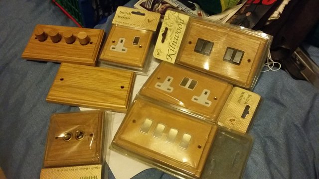 Preview of the first image of x247 Wooden Electrical Switches.