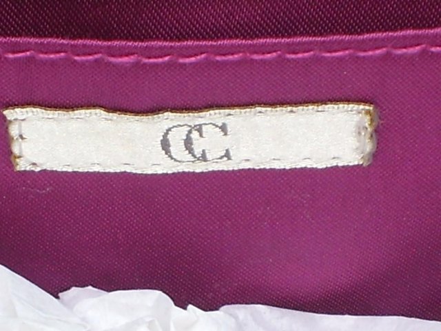 Image 3 of Country Casuals Cerise Satin Beaded Handbag/Clutch