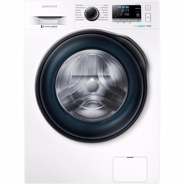 Preview of the first image of SAMSUNG ECO BUBBLE 9KG A+++ WHITE WASHER-WOW! RRP £579.