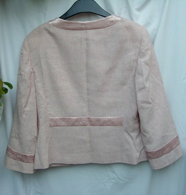 Image 2 of Cute Precis Petite Pink Jacket Top – Size 12