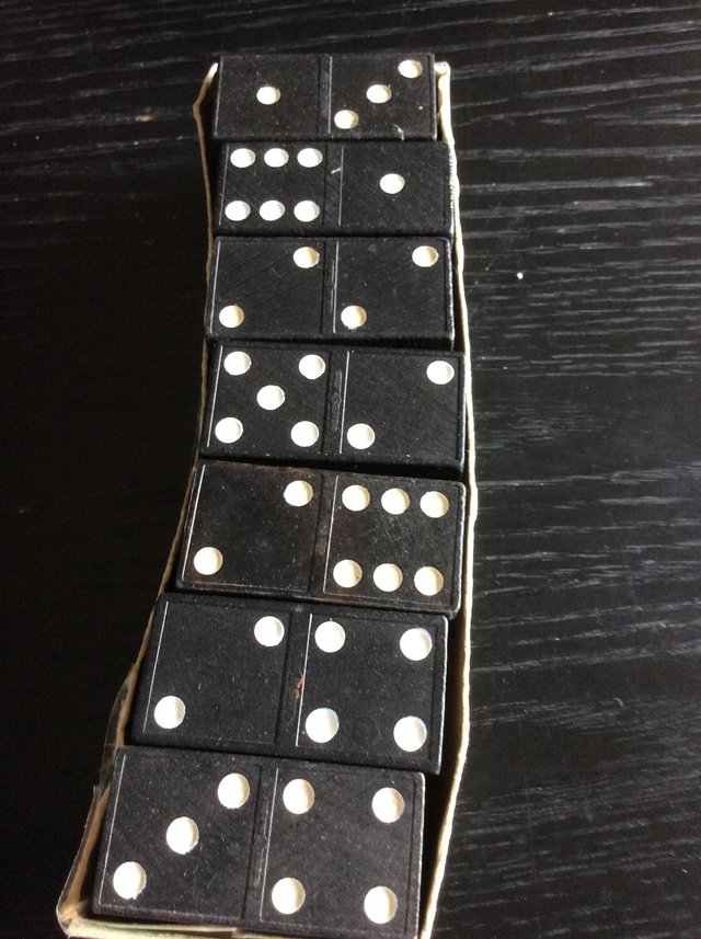 Image 3 of Old Dominoes set