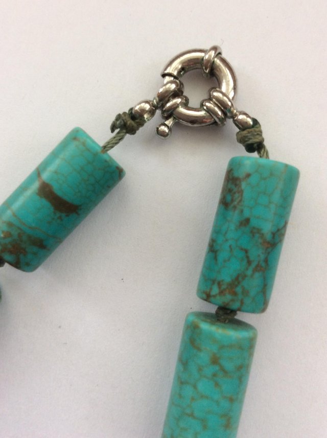 Image 2 of Chunky turquoise necklace