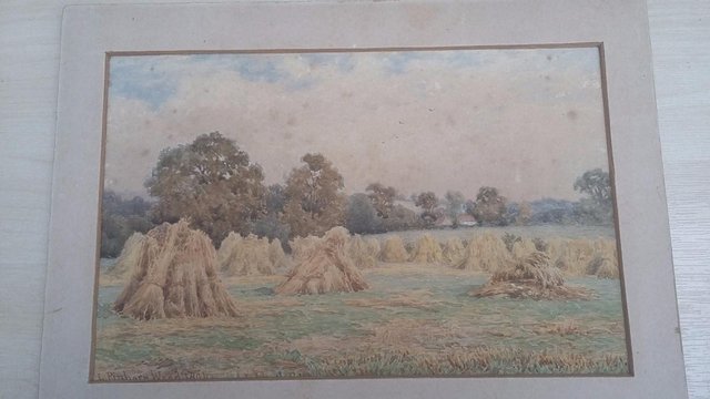 Preview of the first image of Original Lewis Pinhorn Wood, Landscapist & Watercolourist,.