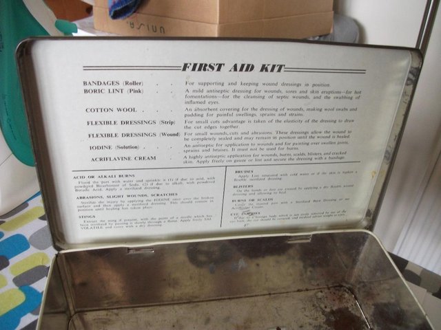 Image 2 of VINTAGE FIRST AID KIT