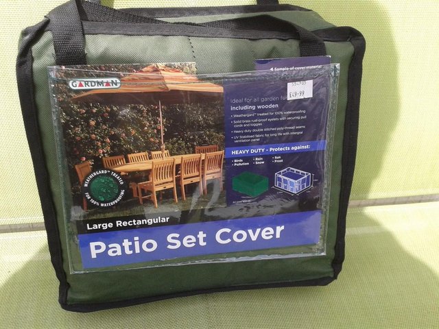 Preview of the first image of GARDMAN LARGE PATIO SET COVER.