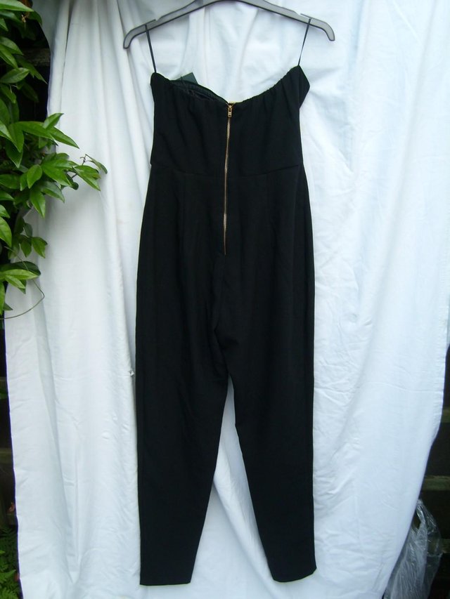 Image 3 of ASOS PETITE Strapless Jumpsuit – Size 10 - NEW
