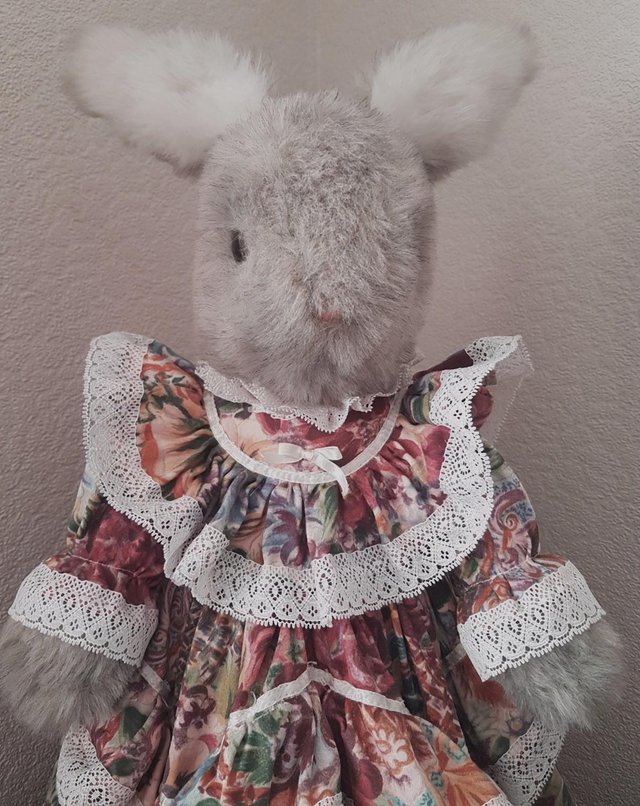 Image 2 of Beautiful Weighted Dressed Standing Rabbit