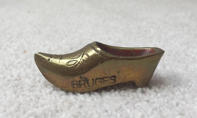 Preview of the first image of Brass miniature Dutch clog.