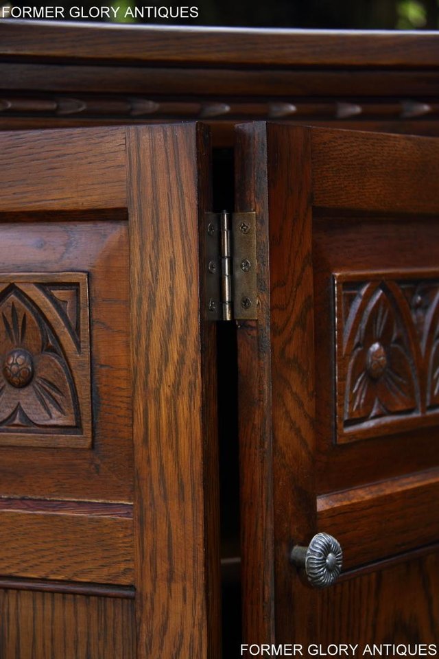 Image 59 of OLD CHARM LIGHT OAK DVD CD CABINET STAND SIDEBOARD BOOKCASE