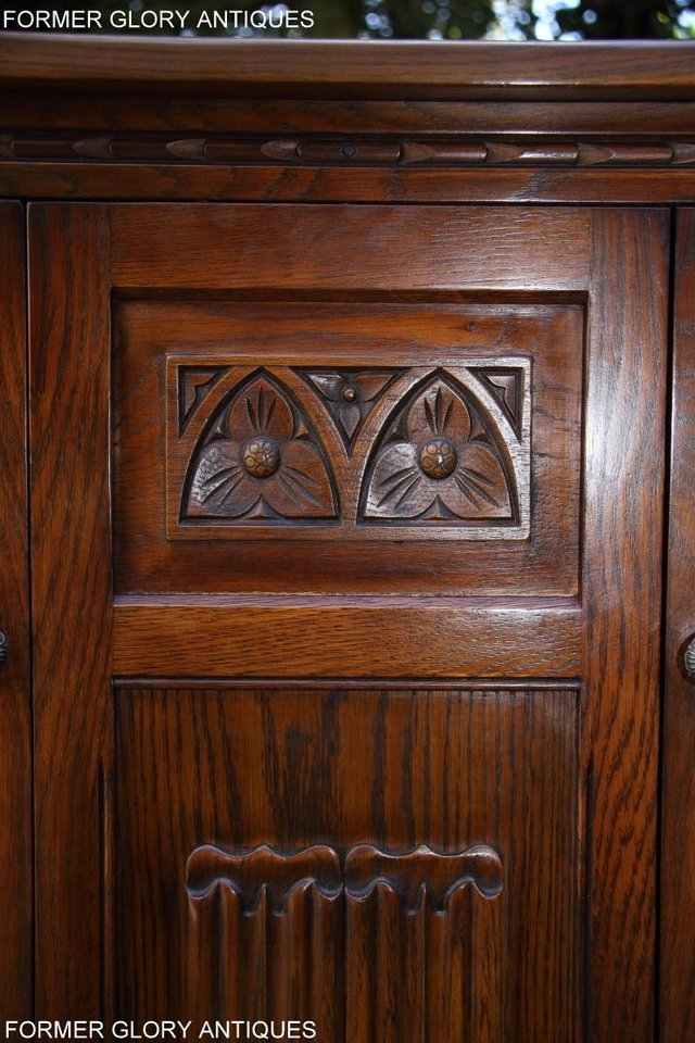 Image 68 of OLD CHARM LIGHT OAK DVD CD CABINET STAND SIDEBOARD BOOKCASE
