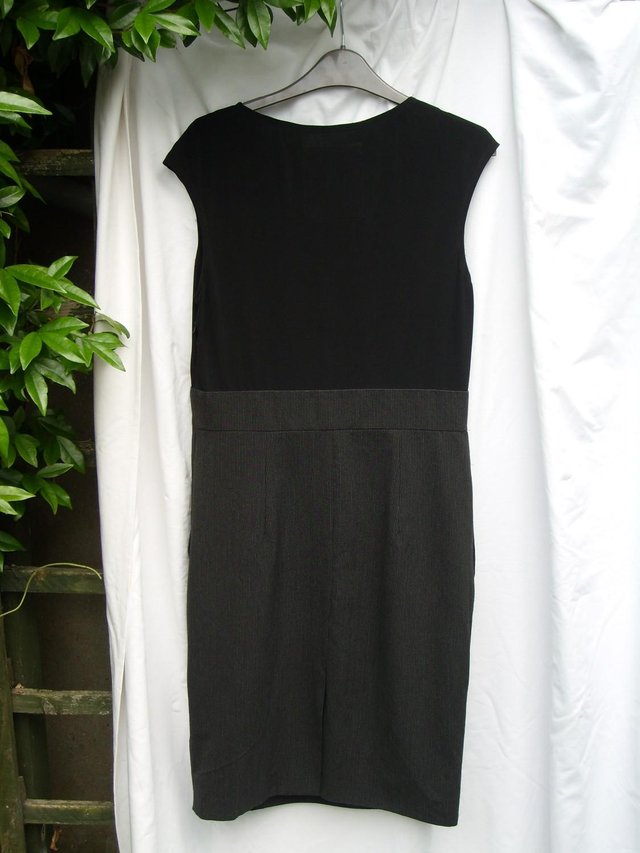 Image 2 of BETTY JACKSON Black/Grey Dress – Size 12