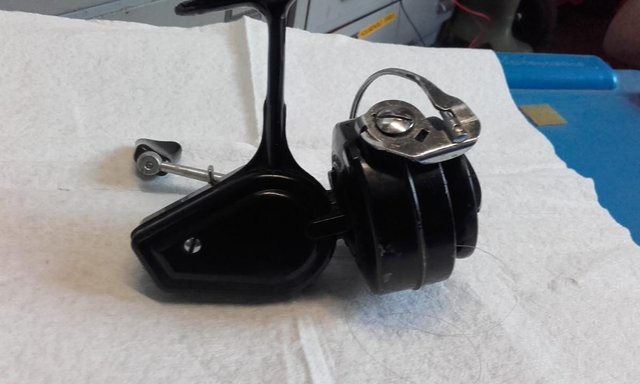 Image 2 of Vintage Mitchell 324 Fixed Spool Fishing Reel.