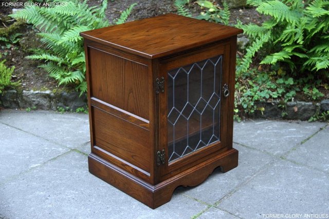 Image 30 of AN OLD CHARM LIGHT OAK TV HI FI CD DVD CABINET TABLE STAND
